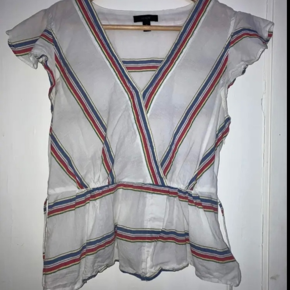 Jcrew women’s wrap top size 10